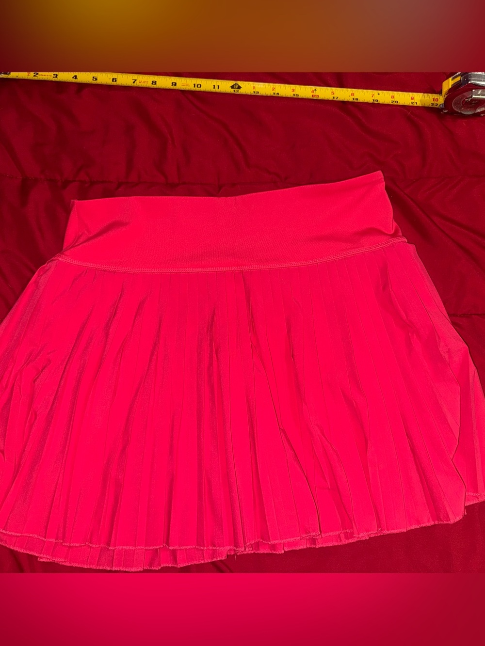 GAP Neon Pink Pleated Mini Skirt